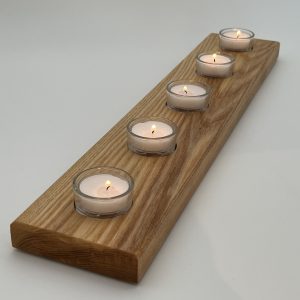 Porte-bougie en bois