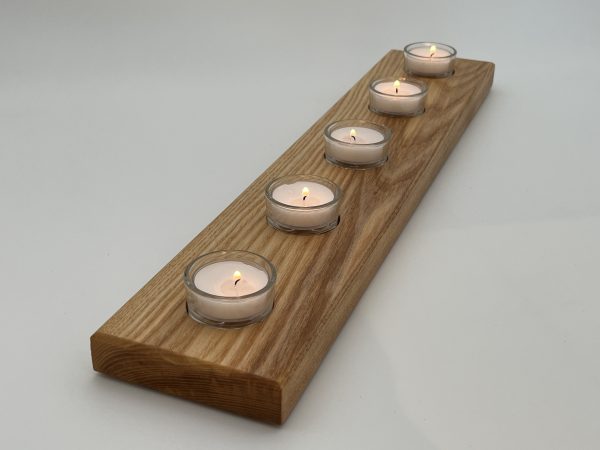 Porte-bougie en bois